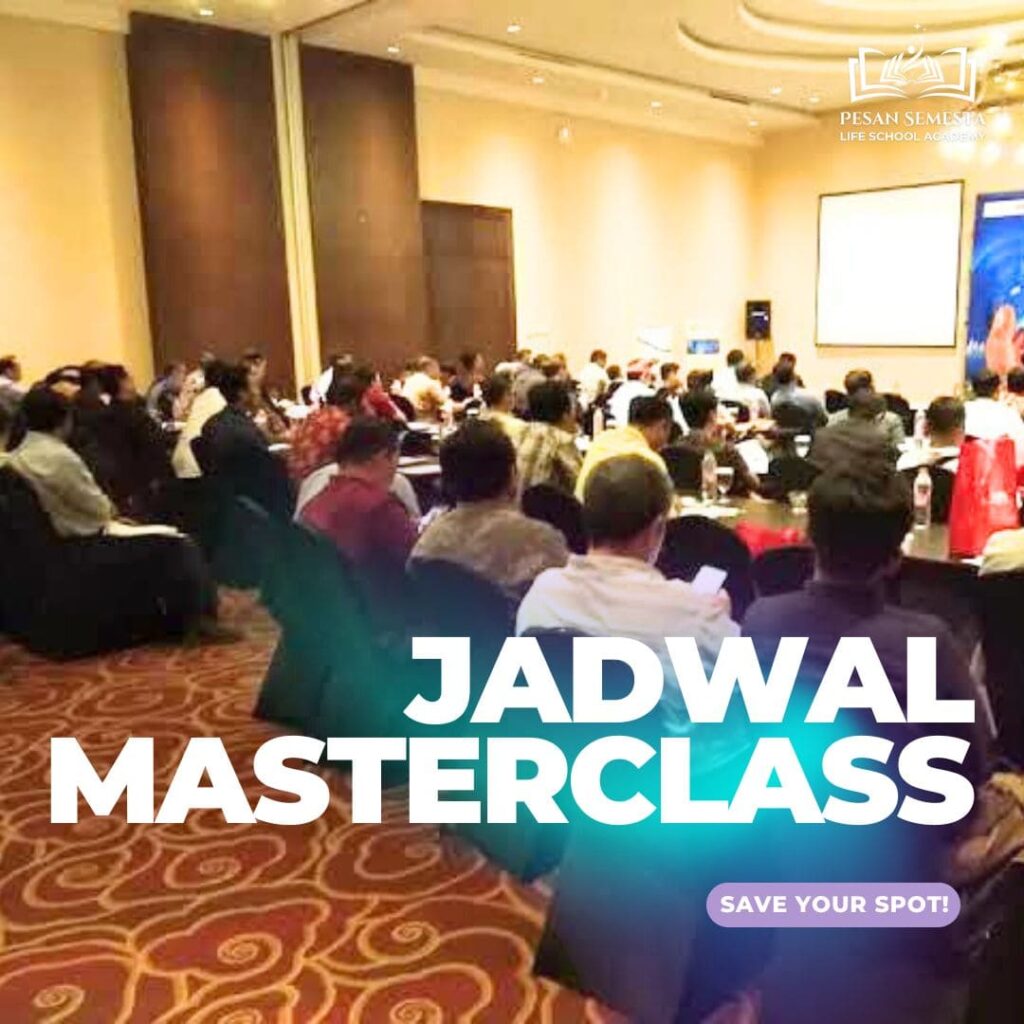 jadwal masterclass pesan semesta